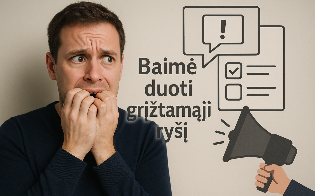 Baimė duoti grįžtamąjį ryšį